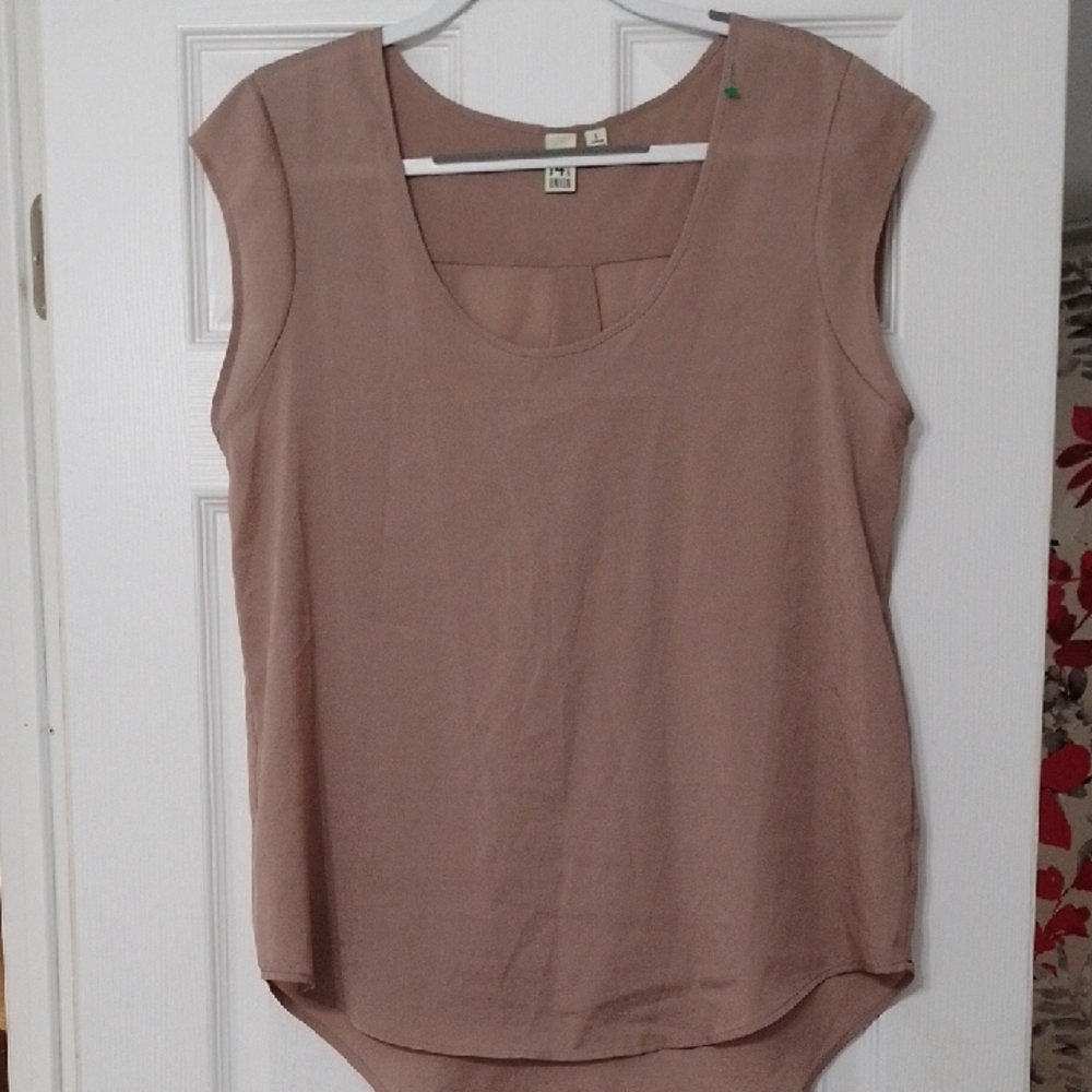 14th & Union Sleeveless Brown Tank Top
